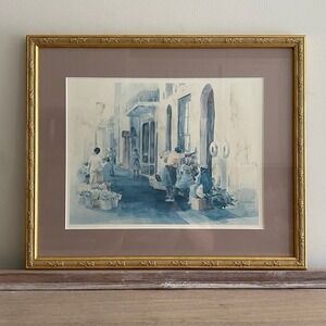 Margaret Carter Watercolor Charleston Flower Sellers Charleston Art